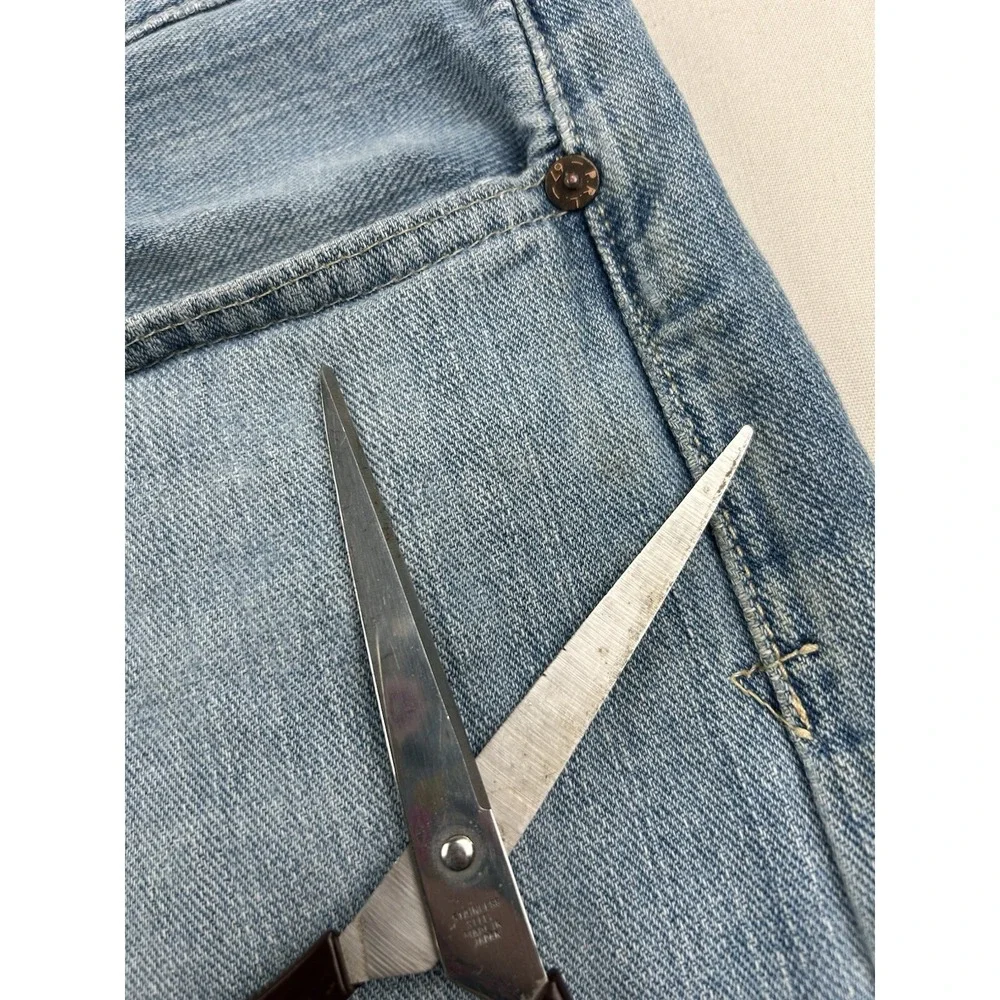 Polo Ralph Lauren Jeans Classic 867 Mens 35x30 Distressed‎ Medium Wash